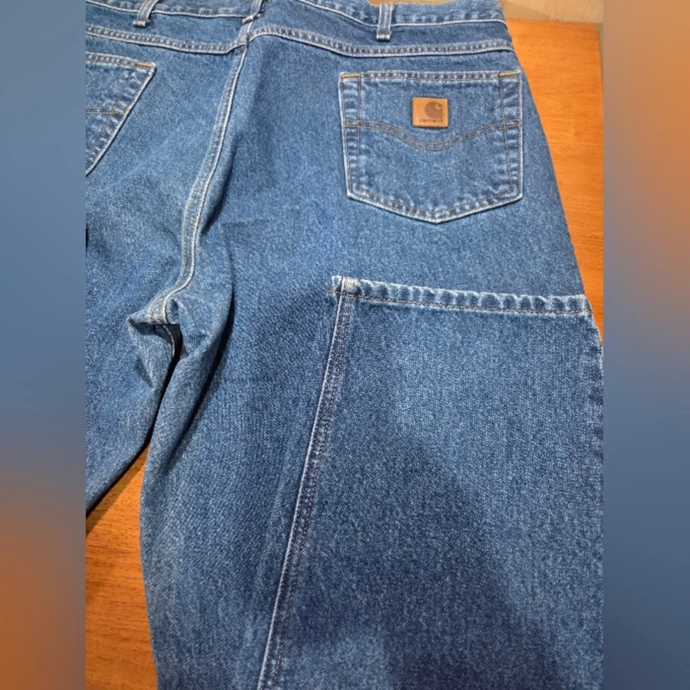 Carhartt B17 DST Relaxed Fit Jeans Men’s 40x32 Blue Denim | Workwear | Charity I